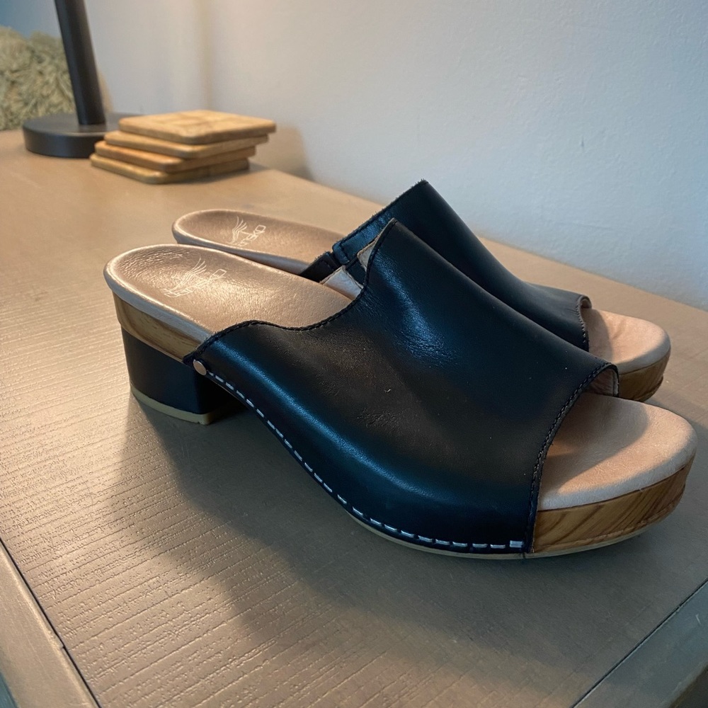 Black Dansko Sandal Wedges